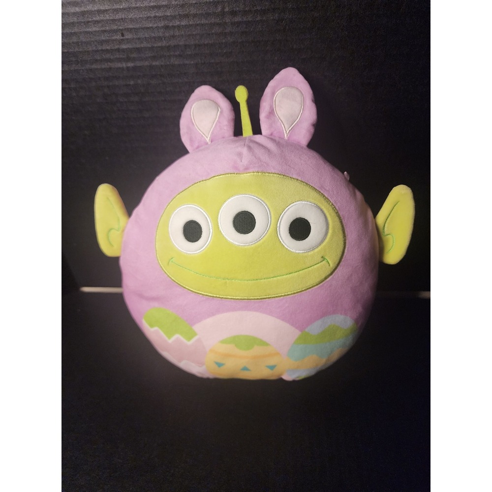 Squishmallows Disney Toy Story Alien Easter Bunny Purple Plush 10 Inch Toy 2023